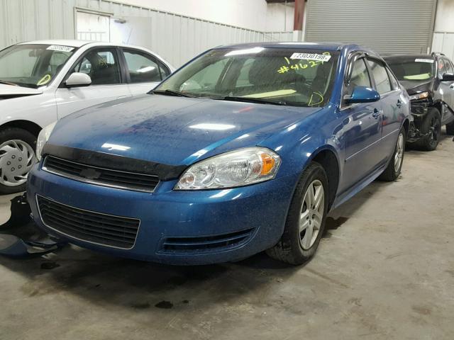 2G1WA5EK6A1156685 - 2010 CHEVROLET IMPALA LS BLUE photo 2