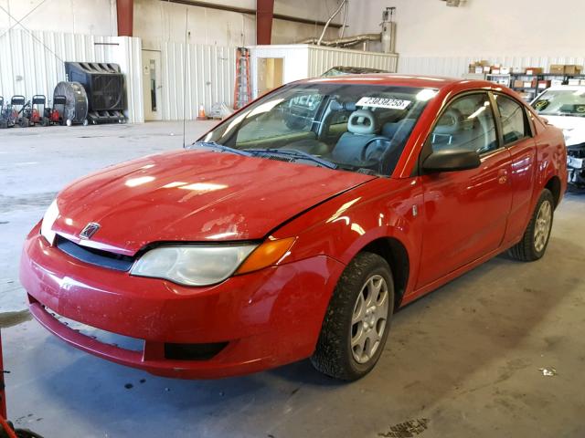 1G8AM12F44Z109296 - 2004 SATURN ION LEVEL RED photo 2