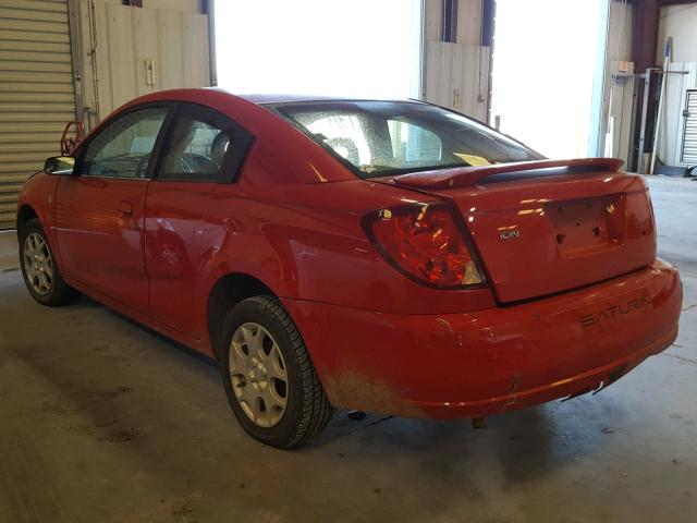 1G8AM12F44Z109296 - 2004 SATURN ION LEVEL RED photo 3