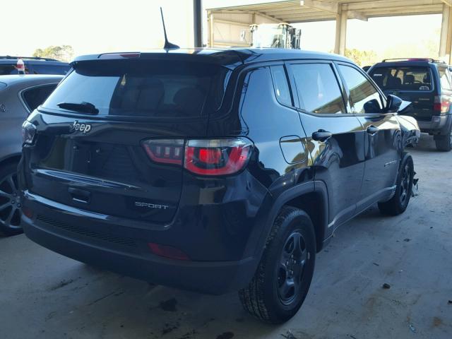 3C4NJCAB1JT102464 - 2018 JEEP COMPASS SP BLACK photo 4