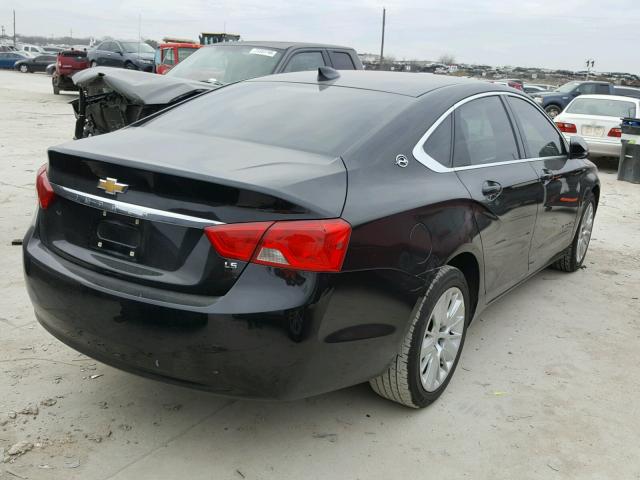 2G11X5SA1G9130963 - 2016 CHEVROLET IMPALA LS BLACK photo 4