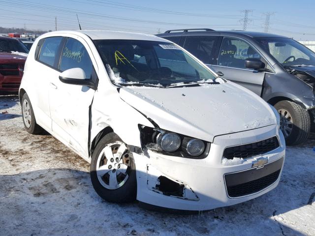 1G1JA6SH0D4198545 - 2013 CHEVROLET SONIC LS 白色 照片 1