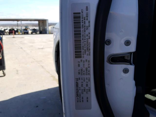 1C6RR6FG4ES424143 - 2014 RAM 1500 ST WHITE photo 10