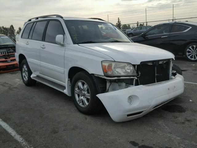 JTEDP21A140015530 - 2004 TOYOTA HIGHLANDER WHITE photo 1