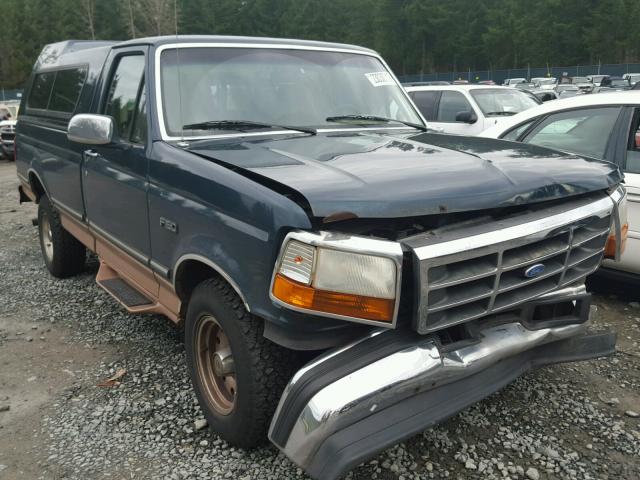 1FTEF15N4SNB37219 - 1995 FORD F150 GREEN photo 1