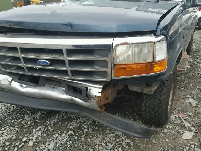 1FTEF15N4SNB37219 - 1995 FORD F150 GREEN photo 9