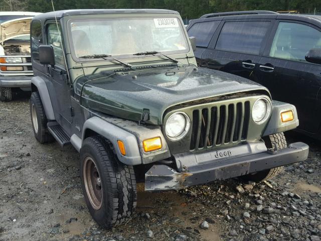 1J4FY29P8VP412870 - 1997 JEEP WRANGLER / GREEN photo 1