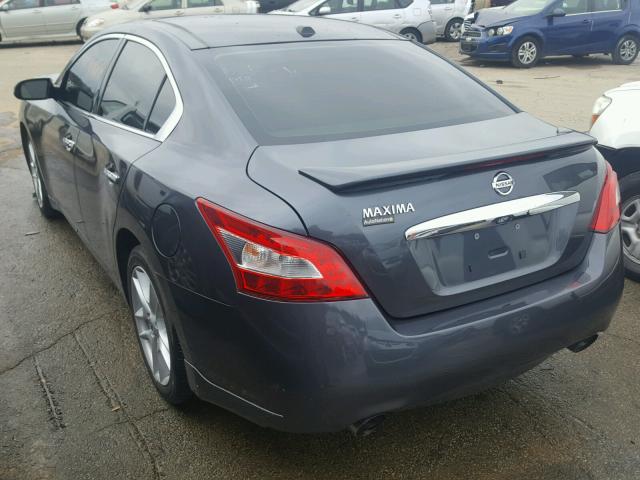 1N4AA51E89C845818 - 2009 NISSAN MAXIMA S GRAY photo 3