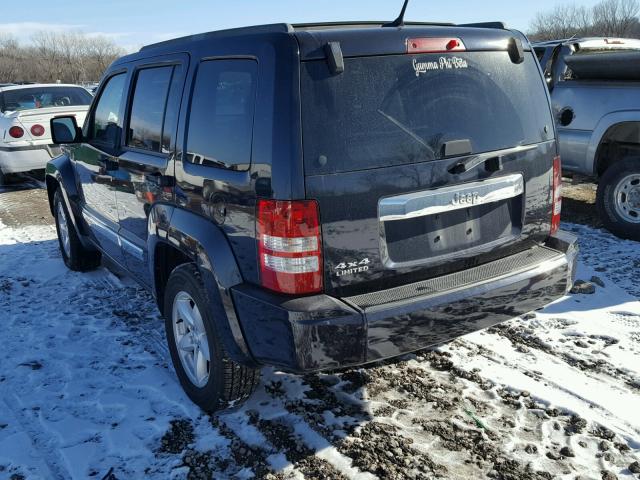 1J4PN5GK1BW562696 - 2011 JEEP LIBERTY LI BLUE photo 3