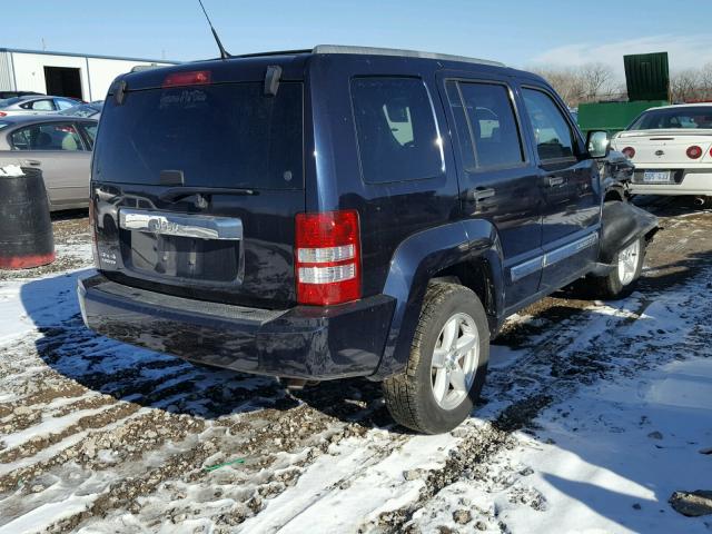 1J4PN5GK1BW562696 - 2011 JEEP LIBERTY LI BLUE photo 4