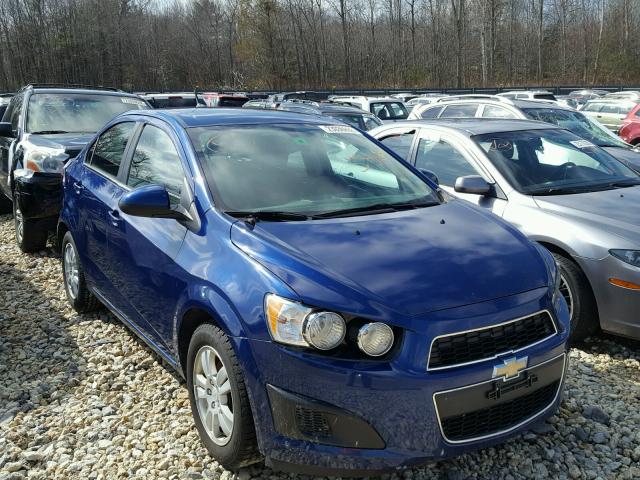 1G1JC5SH3E4182135 - 2014 CHEVROLET SONIC LT BLUE photo 1