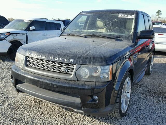 SALSH2E45BA279444 - 2011 LAND ROVER RANGE ROVE BLACK photo 2
