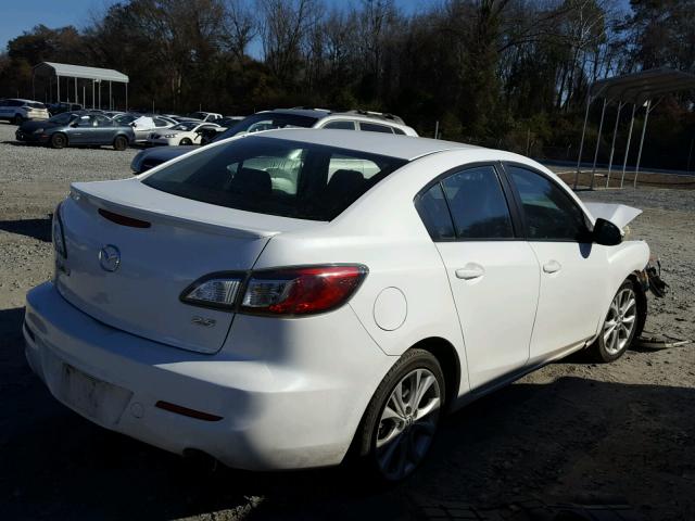 JM1BL1S55A1135730 - 2010 MAZDA 3 S WHITE photo 4