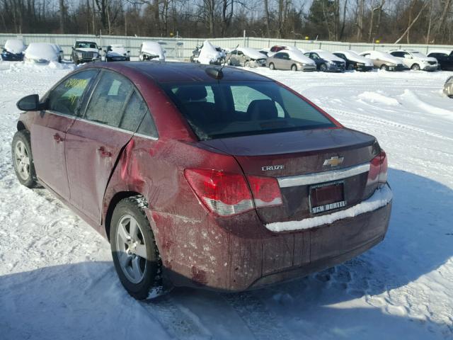 1G1PE5SB9G7138223 - 2016 CHEVROLET CRUZE LIMI RED photo 3