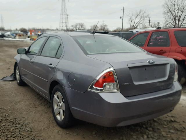 3FAHP07Z67R178403 - 2007 FORD FUSION SE GRAY photo 3