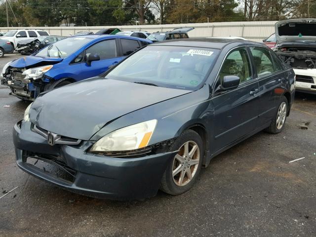 1HGCM66514A030018 - 2004 HONDA ACCORD EX GREEN photo 2