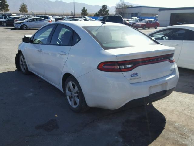 1C3CDFBB7GD605417 - 2016 DODGE DART SXT WHITE photo 3