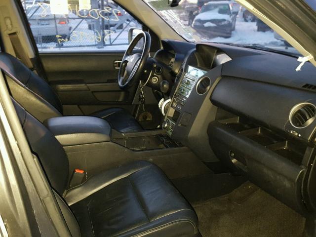 5FNYF4H99BB005603 - 2011 HONDA PILOT TOUR GRAY photo 5