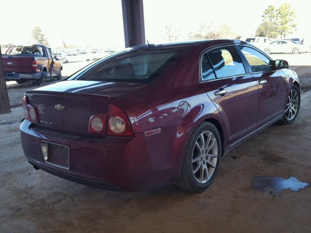 1G1ZE5EB5AF119136 - 2010 CHEVROLET MALIBU LTZ 栗色 照片 4
