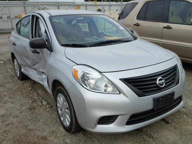 3N1CN7AP9EL836566 - 2014 NISSAN VERSA S SILVER photo 1