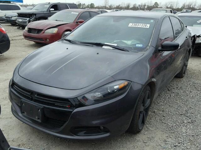 1C3CDFBB0GD516448 - 2016 DODGE DART SXT CHARCOAL photo 2