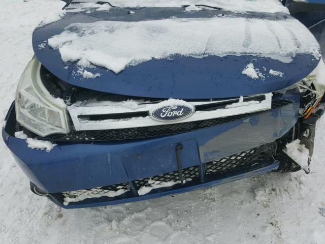 1FAHP36N49W245466 - 2009 FORD FOCUS SES BLUE photo 7