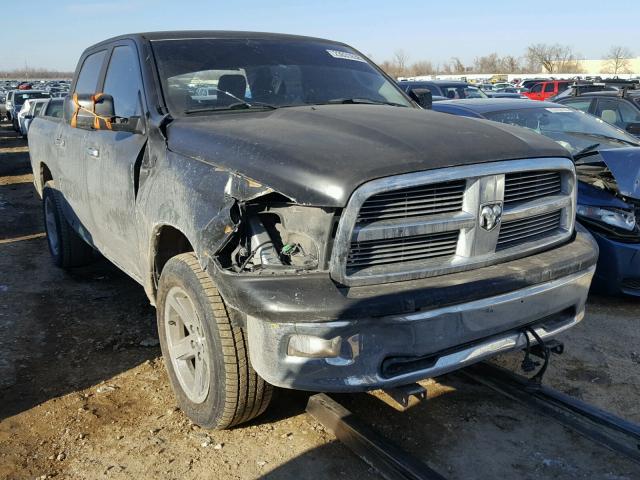 1C6RD7LT1CS306702 - 2012 DODGE RAM 1500 S BLACK photo 1