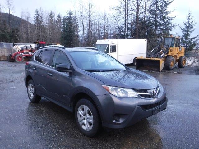 2T3BFREV8EW154748 - 2014 TOYOTA RAV4 LE GRAY photo 1