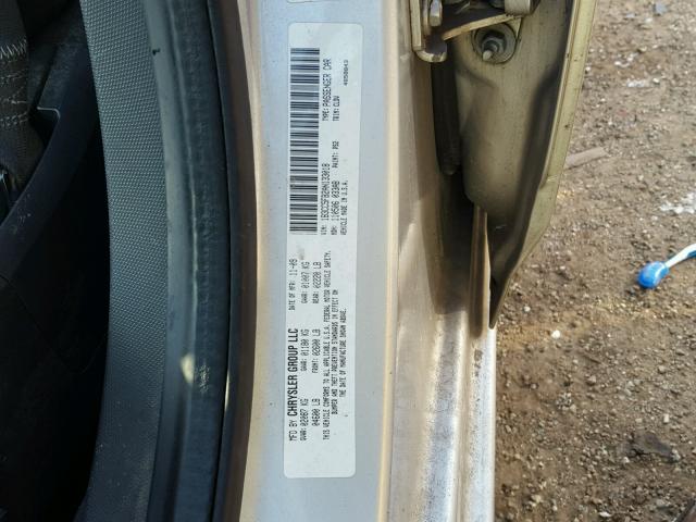 1B3CC5FB2AN133018 - 2010 DODGE AVENGER R/ SILVER photo 10