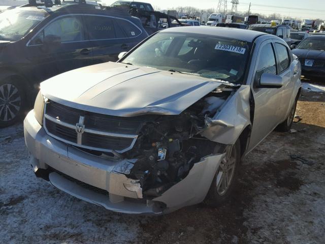 1B3CC5FB2AN133018 - 2010 DODGE AVENGER R/ SILVER photo 2