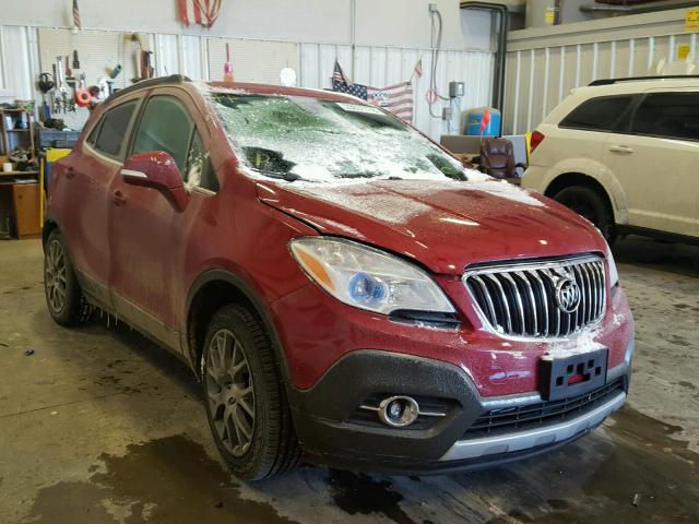 KL4CJ1SM4GB666836 - 2016 BUICK ENCORE SPO RED photo 1