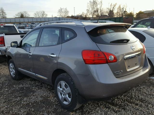 JN8AS5MT1EW619182 - 2014 NISSAN ROGUE SELE GRAY photo 3