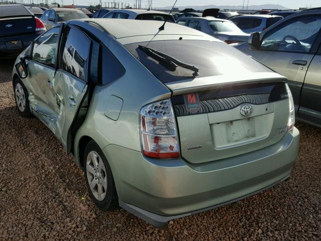 JTDKB20U497837548 - 2009 TOYOTA PRIUS TEAL photo 3