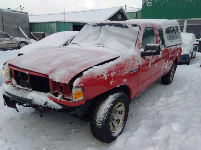 1FTZR45E48PB12229 - 2008 FORD RANGER SUP RED photo 2