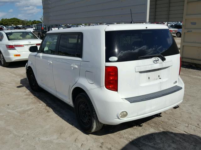 JTLZE4FEXA1107530 - 2010 TOYOTA SCION XB WHITE photo 3