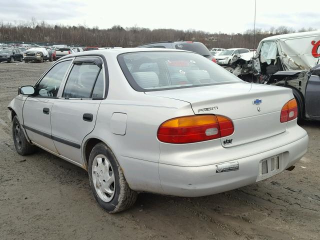 1Y1SK52891Z432002 - 2001 CHEVROLET GEO PRIZM SILVER photo 3