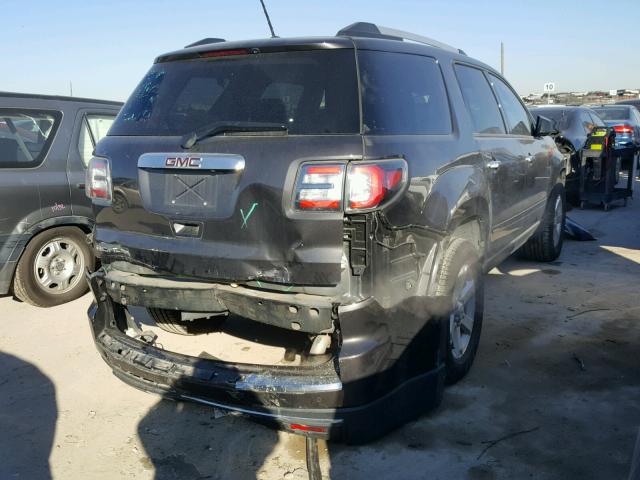 1GKKRPKD4FJ122567 - 2015 GMC ACADIA SLE CHARCOAL photo 4