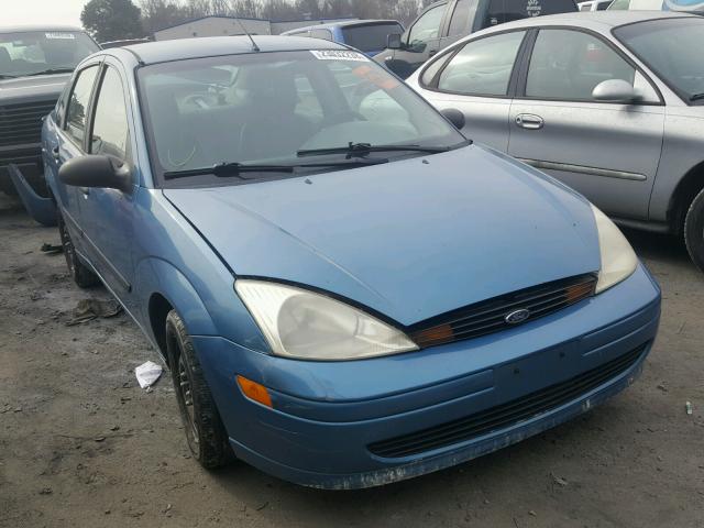 1FAFP33P1YW147278 - 2000 FORD FOCUS LX BLUE photo 1