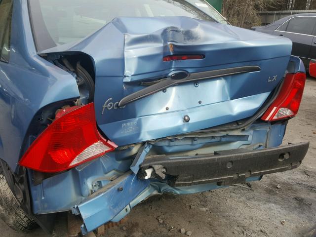 1FAFP33P1YW147278 - 2000 FORD FOCUS LX BLUE photo 9