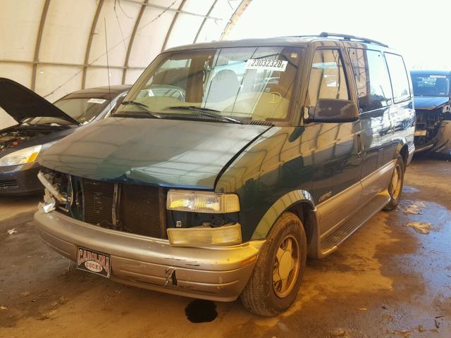 1GNDM19WX1B139164 - 2001 CHEVROLET ASTRO GREEN photo 2