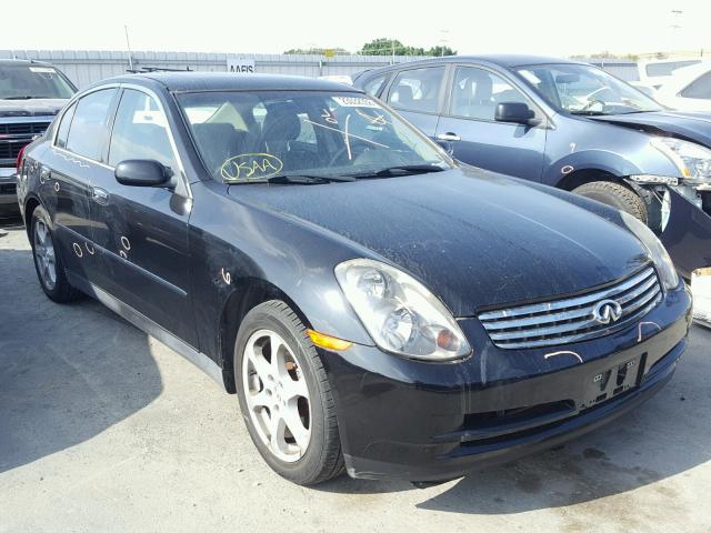 JNKCV51E13M335690 - 2003 INFINITI G35 BLACK photo 1