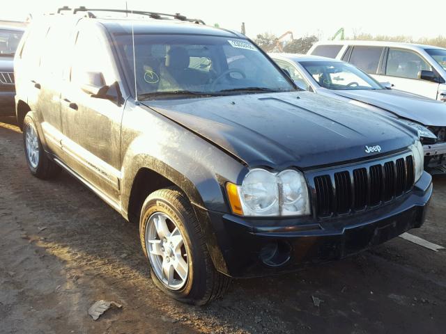 1J4GR48K96C201236 - 2006 JEEP GRAND CHER BLACK photo 1