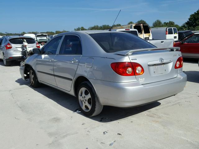 1NXBR32E86Z592186 - 2006 TOYOTA COROLLA CE SILVER photo 3