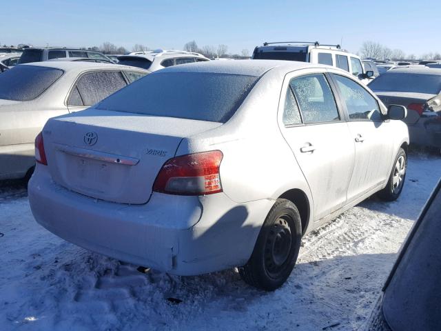 JTDBT923371145159 - 2007 TOYOTA YARIS SILVER photo 4