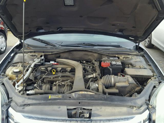 3FAHP07Z98R241902 - 2008 FORD FUSION SE BLUE photo 7