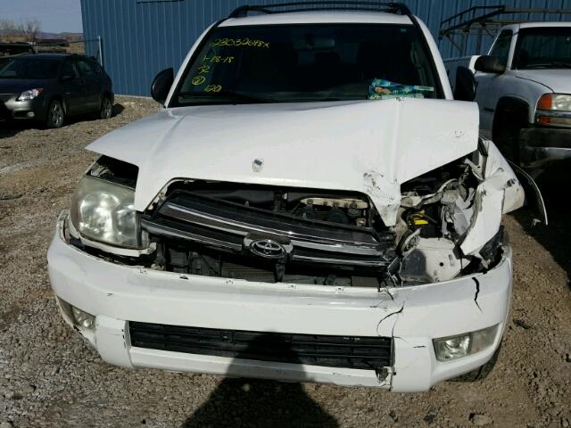 JTEBU14R550057065 - 2005 TOYOTA 4RUNNER SR WHITE photo 7