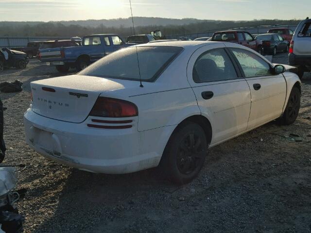 1B3EL36X34N379315 - 2004 DODGE STRATUS SE WHITE photo 4