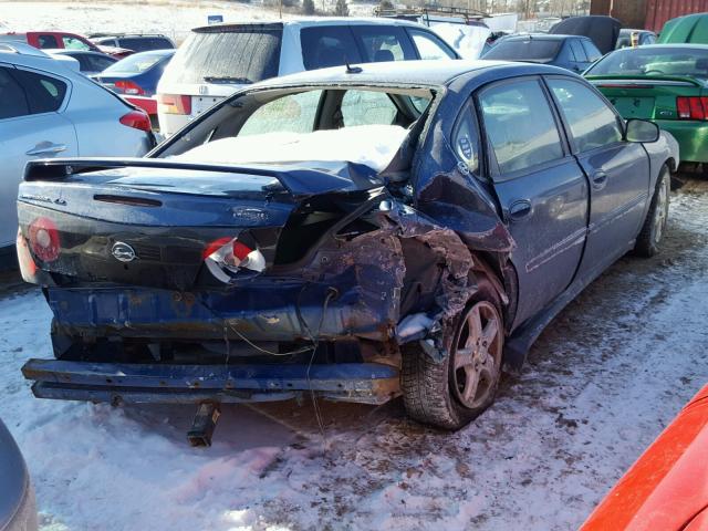 2G1WH52K359129385 - 2005 CHEVROLET IMPALA LS BLUE photo 4