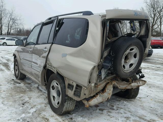 JS3TX92V924108829 - 2002 SUZUKI XL7 PLUS BEIGE photo 3