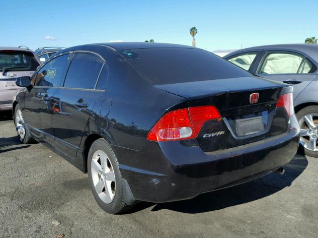 JHMFA16836S005828 - 2006 HONDA CIVIC EX შავი ფოტო 3